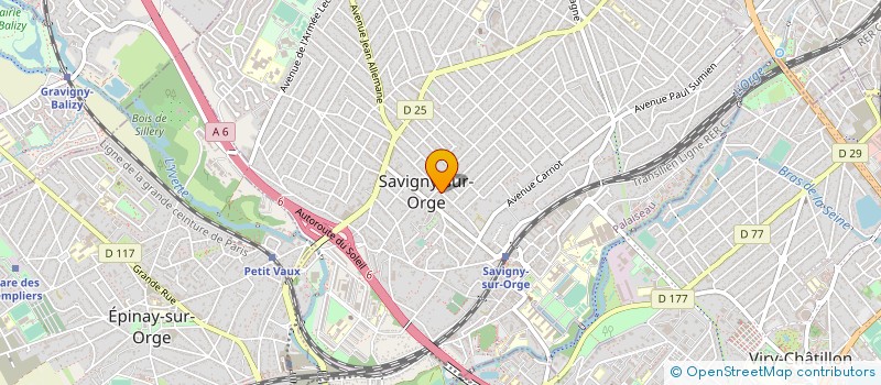 localisation de l'entreprise MONSIEUR CELESTINO RIBEIRO à SAVIGNY-SUR-ORGE