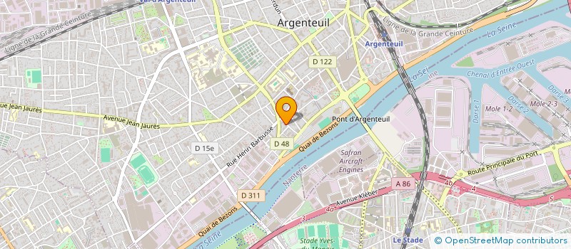 localisation de l'entreprise MONSIEUR CELIA MATMER  ARGENTEUIL