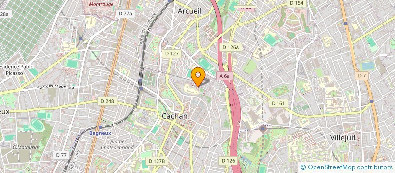 localisation de l'entreprise MONSIEUR CELIAN CHOTARD  CACHAN