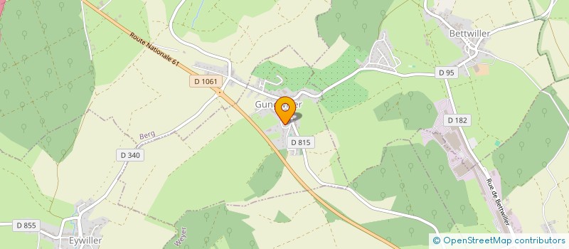 localisation de l'entreprise MONSIEUR CELIAN DASCH à GUNGWILLER