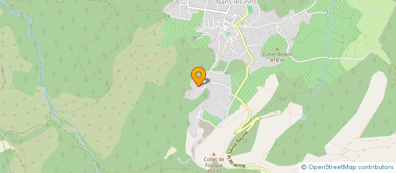 localisation de l'entreprise MONSIEUR CELIAN MAURICE  NANS-LES-PINS