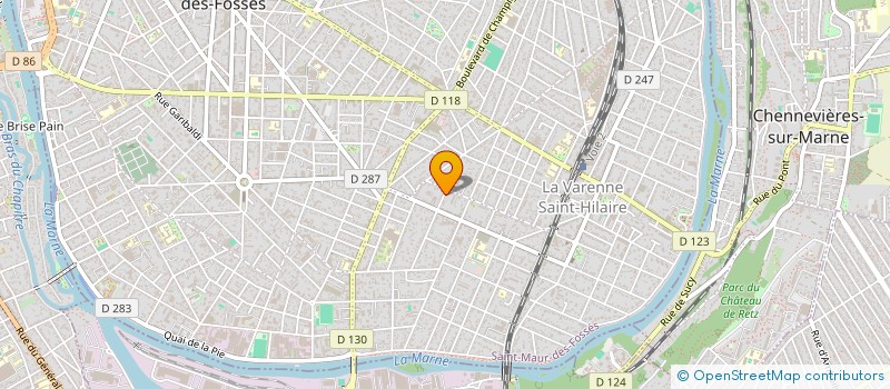 localisation de l'entreprise MONSIEUR CELIAN MEGRET à SAINT-MAUR-DES-FOSSES