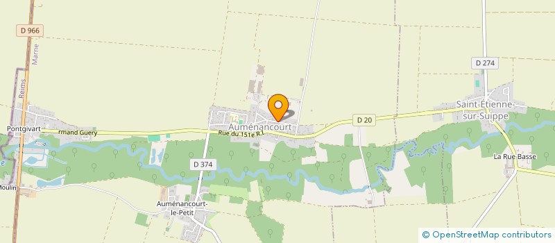 localisation de l'entreprise MONSIEUR CELIAN OMICCIOLI  AUMENANCOURT