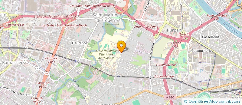 localisation de l'entreprise MONSIEUR CELIAN RIO  TOULOUSE