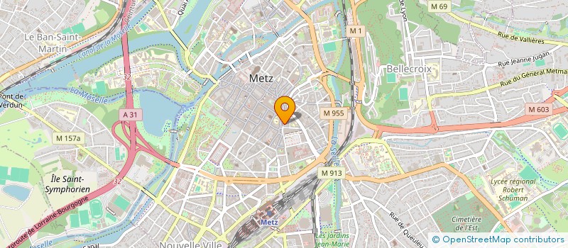 localisation de l'entreprise MONSIEUR CELIAN THOMAS  METZ