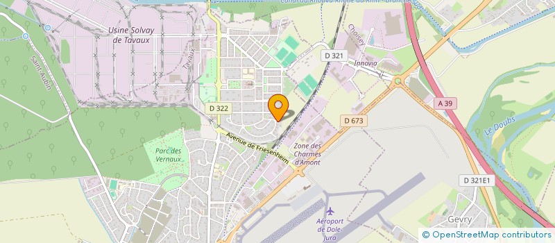 localisation de l'entreprise MONSIEUR CELIAN VANTILLARD  TAVAUX