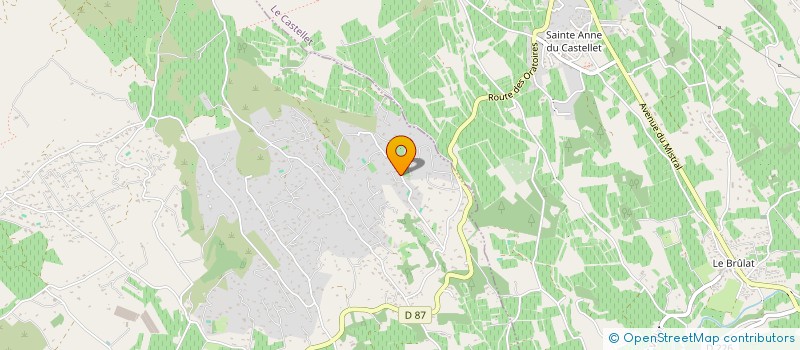 localisation de l'entreprise MONSIEUR CELIEN BOTLAN à LA CADIERE-D'AZUR