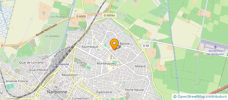 localisation de l'entreprise MONSIEUR CELIEN GRONDIN à NARBONNE