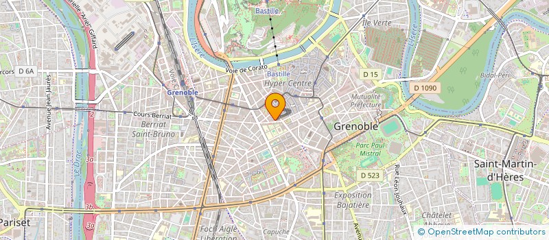 localisation de l'entreprise MONSIEUR CELIEN MAUNOURY  GRENOBLE