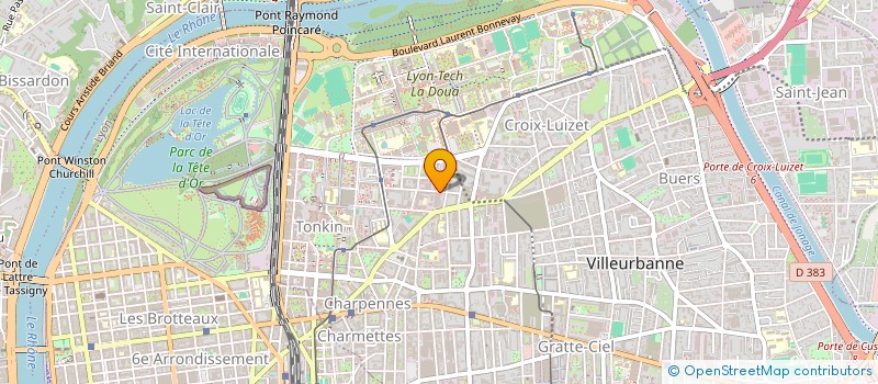 localisation de l'entreprise MONSIEUR CELIL AYHAN  VILLEURBANNE