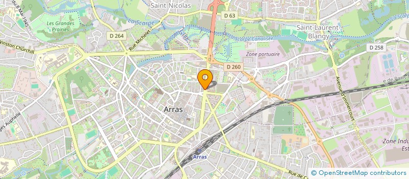 localisation de l'entreprise MONSIEUR CELIM WADOUX à ARRAS