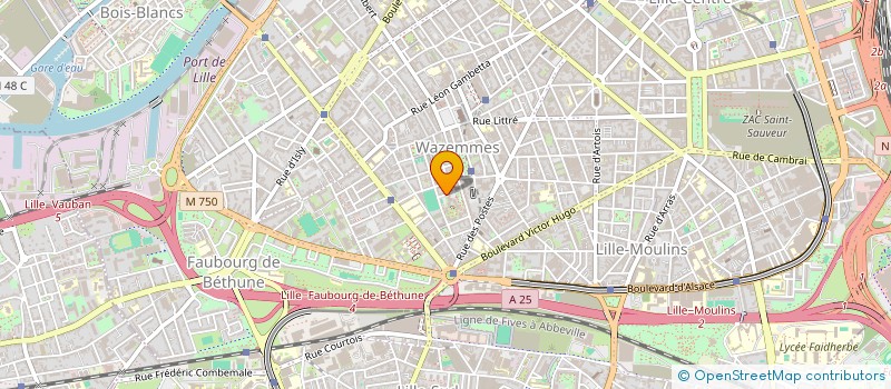 localisation de l'entreprise MONSIEUR CELINE BAIL à LILLE