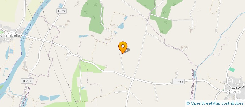 localisation de l'entreprise MONSIEUR CELINE BOBARD  MONTREUIL-SUR-MAINE