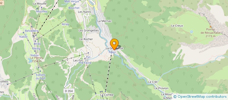 localisation de l'entreprise MONSIEUR CELINE VERGUET à MORZINE