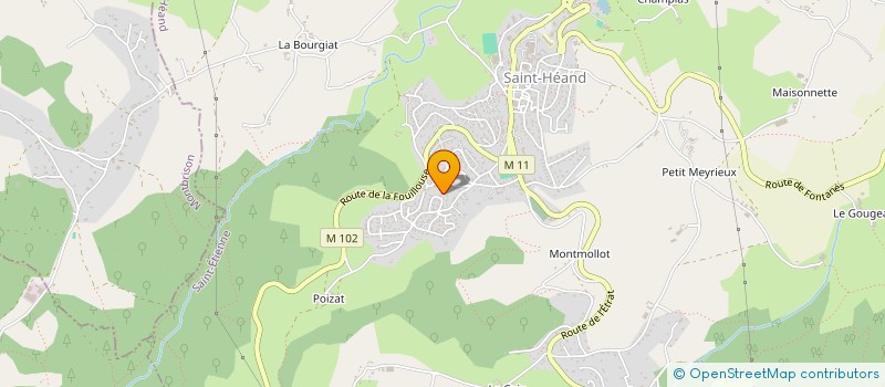 localisation de l'entreprise MONSIEUR CELIO BROSSY  SAINT-HEAND