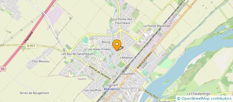 localisation de l'entreprise MONSIEUR CELIO CORREIA à BEAUGENCY