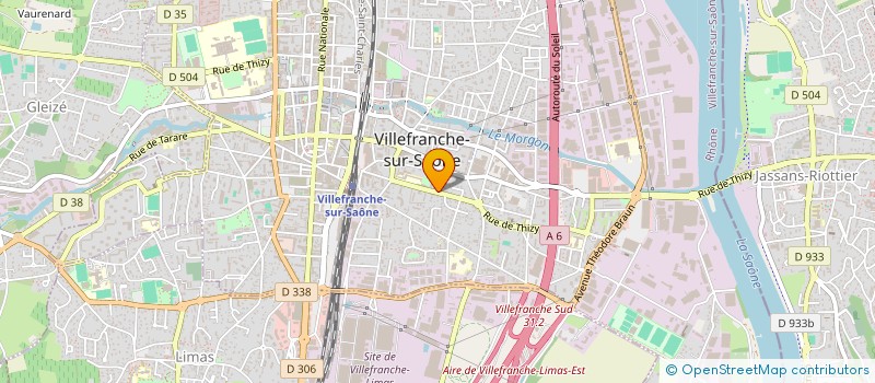 localisation de l'entreprise MONSIEUR CELIO DOS SANTOS  VILLEFRANCHE-SUR-SAONE