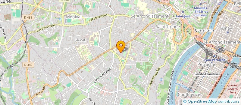 localisation de l'entreprise MONSIEUR CELIO DURAN  SAINTE-FOY-LES-LYON