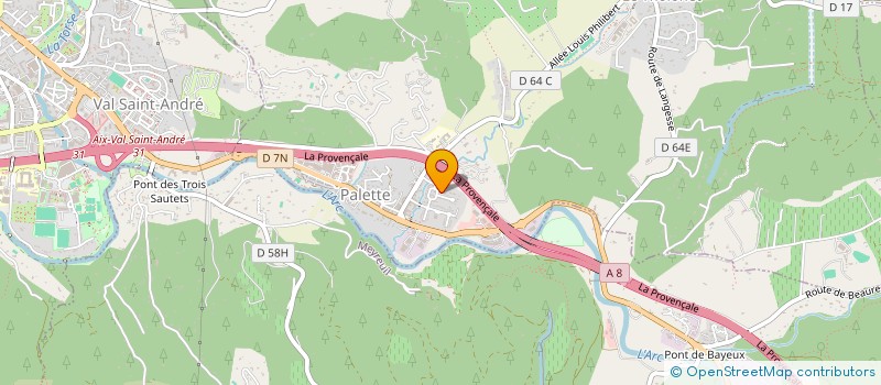 localisation de l'entreprise MONSIEUR CELIO FERREIRA PINTO à AIX-EN-PROVENCE