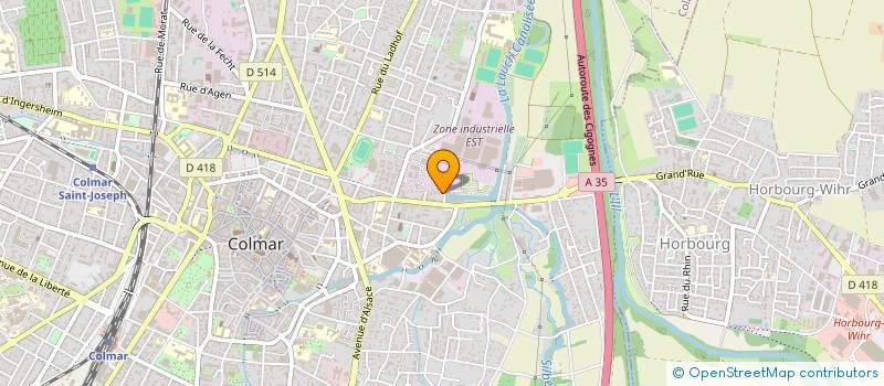 localisation de l'entreprise MONSIEUR CELLOU BARRY  COLMAR