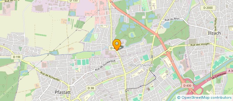 localisation de l'entreprise MONSIEUR CELSIO DEL ROSSO  KINGERSHEIM