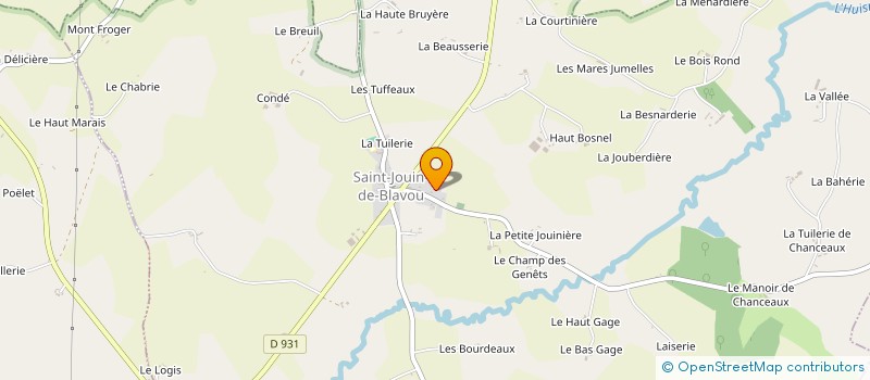 localisation de l'entreprise MONSIEUR CELSO BATISTA PISSARRA à SAINT-JOUIN-DE-BLAVOU