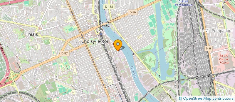 localisation de l'entreprise MONSIEUR CELY TAKRI  CHOISY-LE-ROI