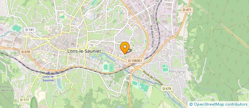 localisation de l'entreprise MONSIEUR CEM BAL  LONS-LE-SAUNIER