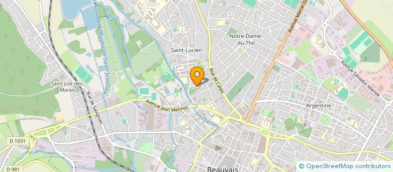 localisation de l'entreprise MONSIEUR CEM GENC  BEAUVAIS