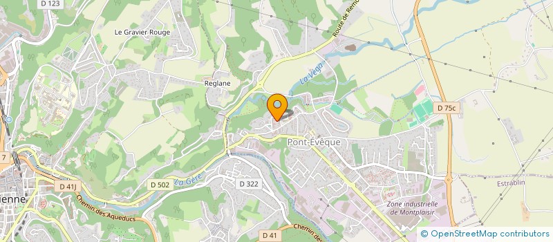 localisation de l'entreprise MONSIEUR CEM GUNDOGDU  PONT-EVEQUE