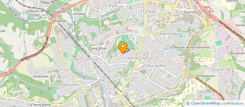 localisation de l'entreprise MONSIEUR CEM KANTAR  QUIMPER