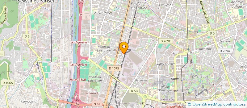 localisation de l'entreprise MONSIEUR CEM KAYA  GRENOBLE