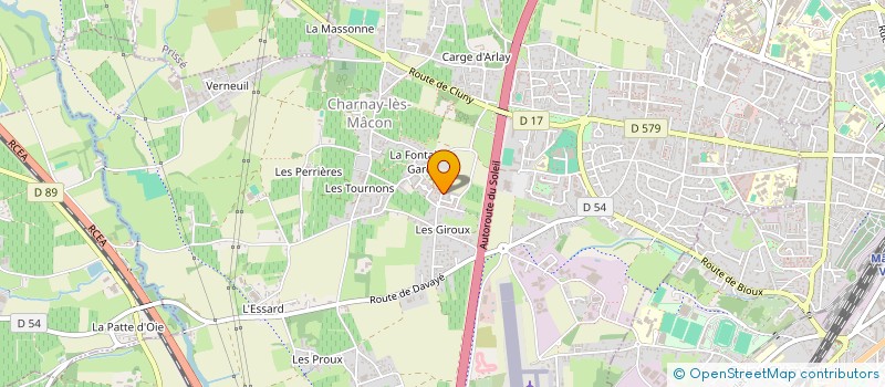 localisation de l'entreprise MONSIEUR CEMAL ER  CHARNAY-LES-MACON