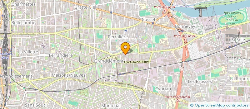 localisation de l'entreprise MONSIEUR CEMAL KARADAG  VILLEURBANNE