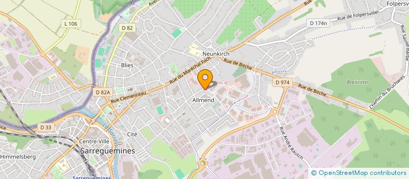 localisation de l'entreprise MONSIEUR CEMAL KARAHAN  SARREGUEMINES