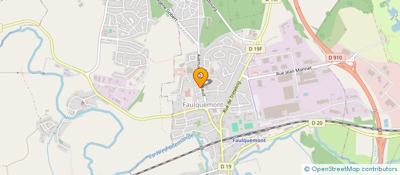 localisation de l'entreprise MONSIEUR CEMAL OZAY  FAULQUEMONT