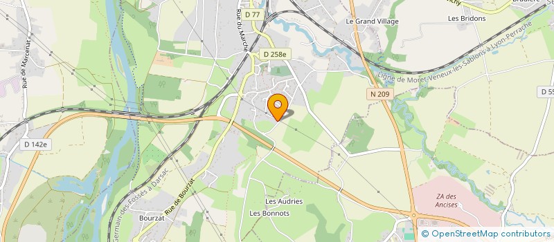 localisation de l'entreprise MONSIEUR CEMAL TARHAN  SAINT-GERMAIN-DES-FOSSES