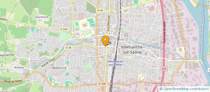 localisation de l'entreprise MONSIEUR CEMAL YESILTEPE à VILLEFRANCHE-SUR-SAONE