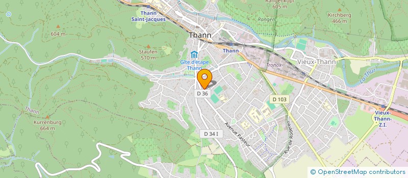 localisation de l'entreprise MONSIEUR CEMALETTIN MAZ  THANN