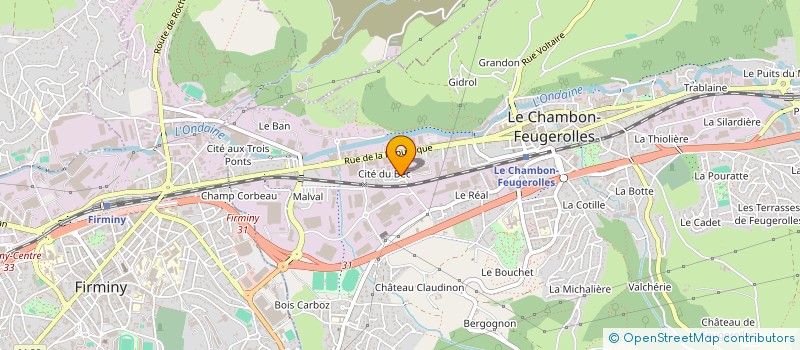 localisation de l'entreprise MONSIEUR CEMIL AKDEMIR  LE CHAMBON-FEUGEROLLES