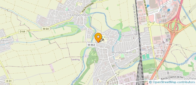 localisation de l'entreprise MONSIEUR CEMIL FIDAN  MUNDOLSHEIM