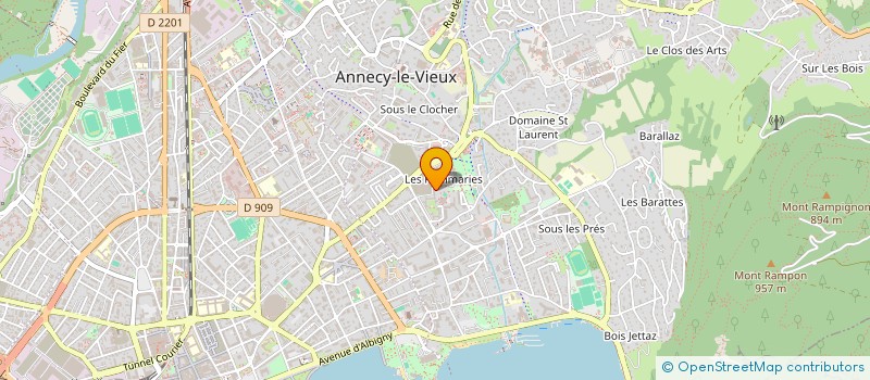 localisation de l'entreprise MONSIEUR CENAN BASBUG à ANNECY