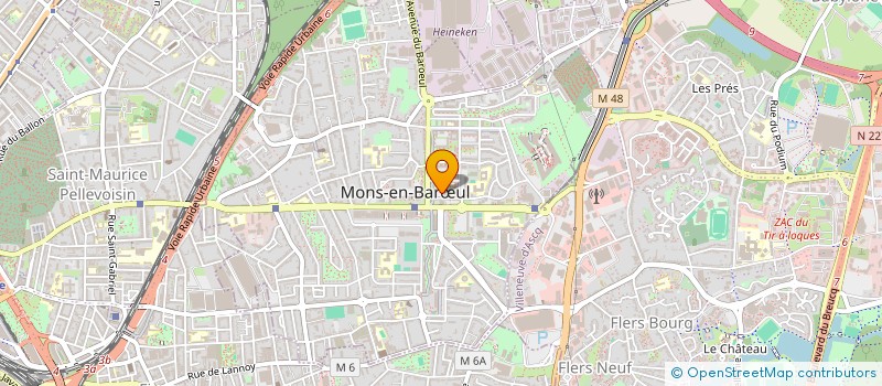 localisation de l'entreprise MONSIEUR CENDRE VIANOU à MONS-EN-BARŒUL