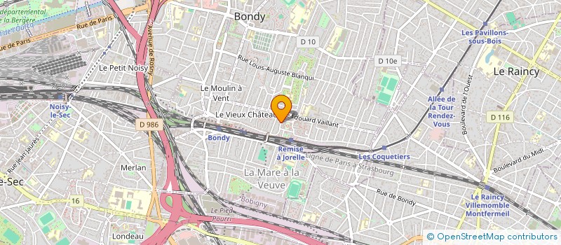 localisation de l'entreprise MONSIEUR CENDURAIN NANTHAKUMAR  BONDY