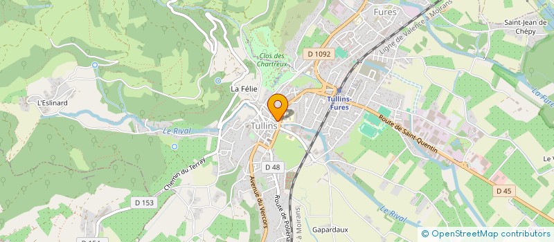 localisation de l'entreprise MONSIEUR CENGIZ CETIN  TULLINS