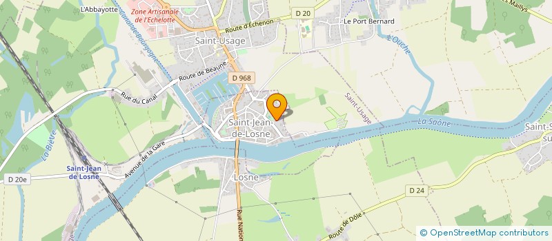 localisation de l'entreprise MONSIEUR CENGIZHAN BARIS  SAINT-JEAN-DE-LOSNE