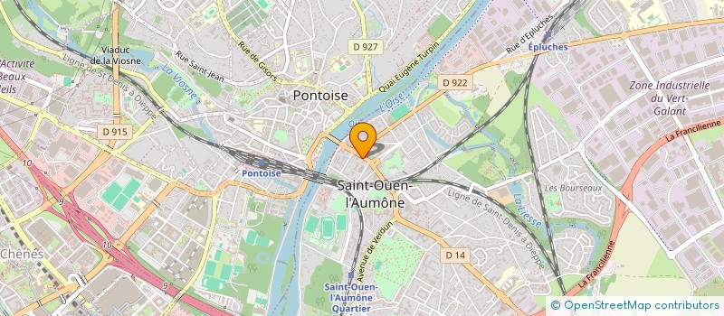 localisation de l'entreprise MONSIEUR CENGIZHAN BOYRAZ  SAINT-OUEN-L'AUMONE