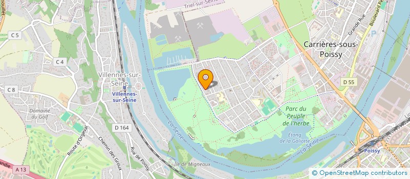 localisation de l'entreprise MONSIEUR CENGIZHAN KILIC  CARRIERES-SOUS-POISSY