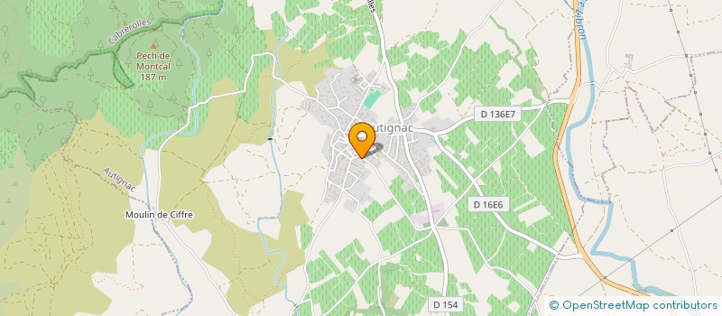 localisation de l'entreprise MONSIEUR CERAPHIN MARTINEZ  AUTIGNAC