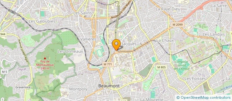 localisation de l'entreprise MONSIEUR CERCY NDUWIMANA  CLERMONT-FERRAND